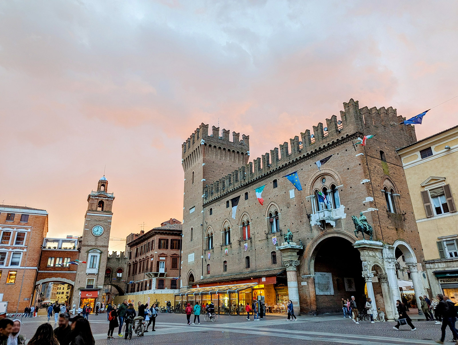 Ferrara City Hall - Former Ducal Palace The Town Hall, or the ancient Ducal Palace of Ferrara